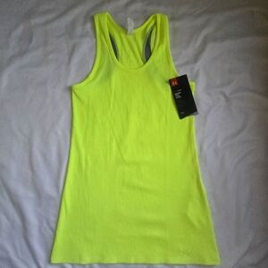 Under Armour Yellow Fitted Tank Top